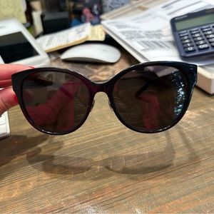 Ysl black cat eye large sunglasses